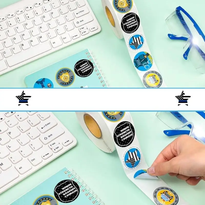 ملصقات D08B ملونة للأطفال، لاصقة متينة، ورق صديق للبيئة، أنشطة حرفية للفصل الدراسي #1