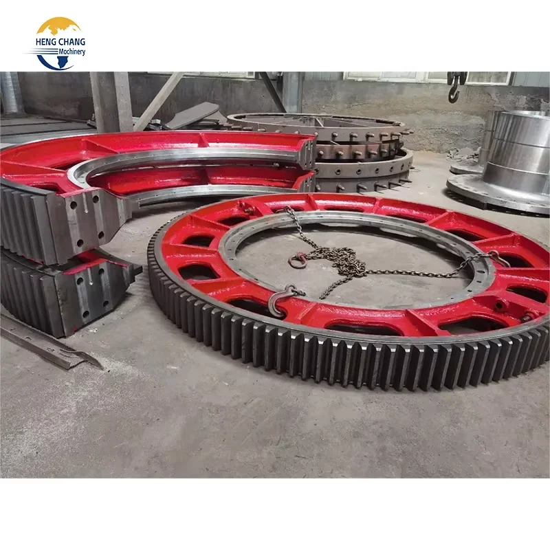 High Quality Ball Mill Rotary Kiln Manufacturer Large Size Girth Gear Rotary Large Diameter Ring Gear Alloy Steel Large Ring