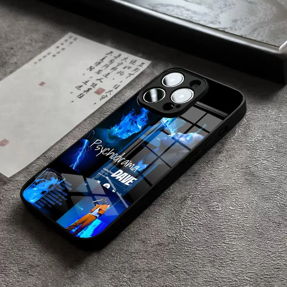 Dave Psychodrama Rapper Phone Case For IPhone 13 Pro Max 14 Plus 12 Mini 11 15 X XR XS 16 Plus SE Tempered Glass Back Cover