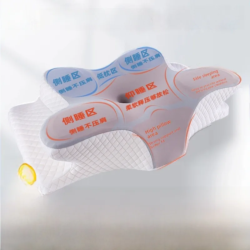 

Memory Foam Pillow Ne Support Cervical Spine Protection Sp Aid Side Sper Ergonomic Design Men Women ape