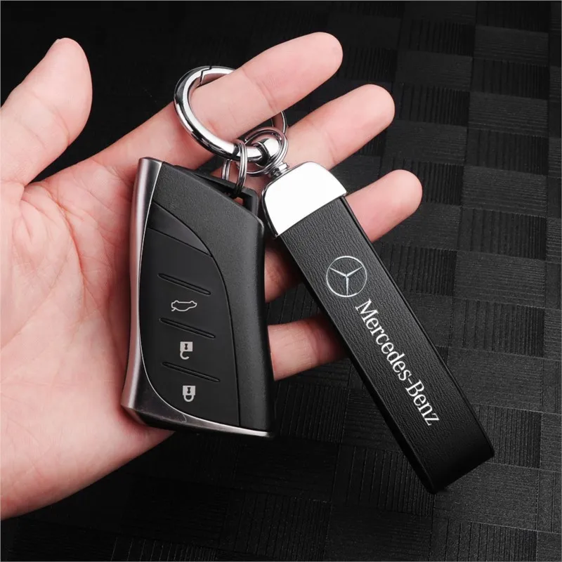 Car Styling Keychain Pendant Metal Auto Keyring Key Chain Holder For Mercedes Benz AMG C200 C260 C300 GLA CLA GLC W108 W124 W126