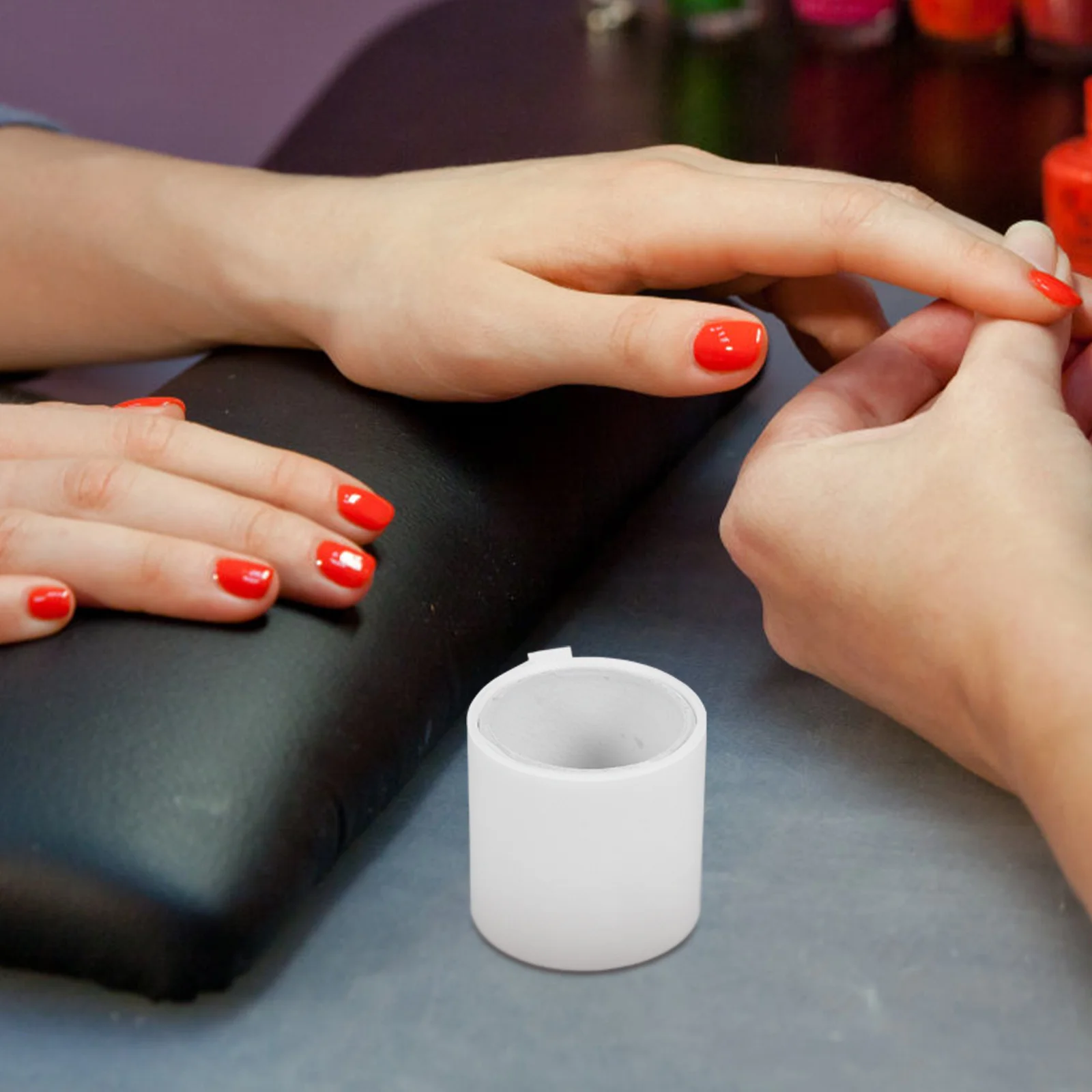 

1 Roll Wrap Adhesive Tape For Gel Nail Art Manicure Supplies Durable Nail Protector Tape Waterproof Easy To Use