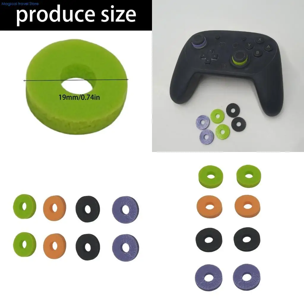 N2UB 8pcs Aim Assist Targets Rings Sponge Motion Control Rings Auxiliary Rings