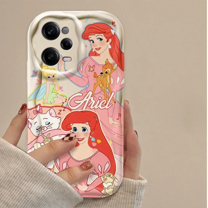 เคสลายเจ้าหญิงดิสนีย์สวยงามสำหรับ Xiaomi Redmi Note 14 13 12 11 10 9 Pro Plus 14S 12S 11S 10S 9S Redmi 14C 14R 13C 12 4G 5G