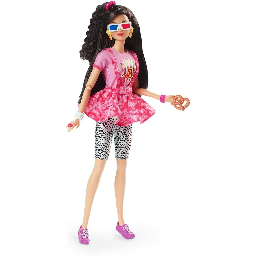 

Original Mattel Barbie Rewind Asian Doll Accessories with Black Hair & 1980s-Inspired Dolls for Girls Christmas Birthday Gifts