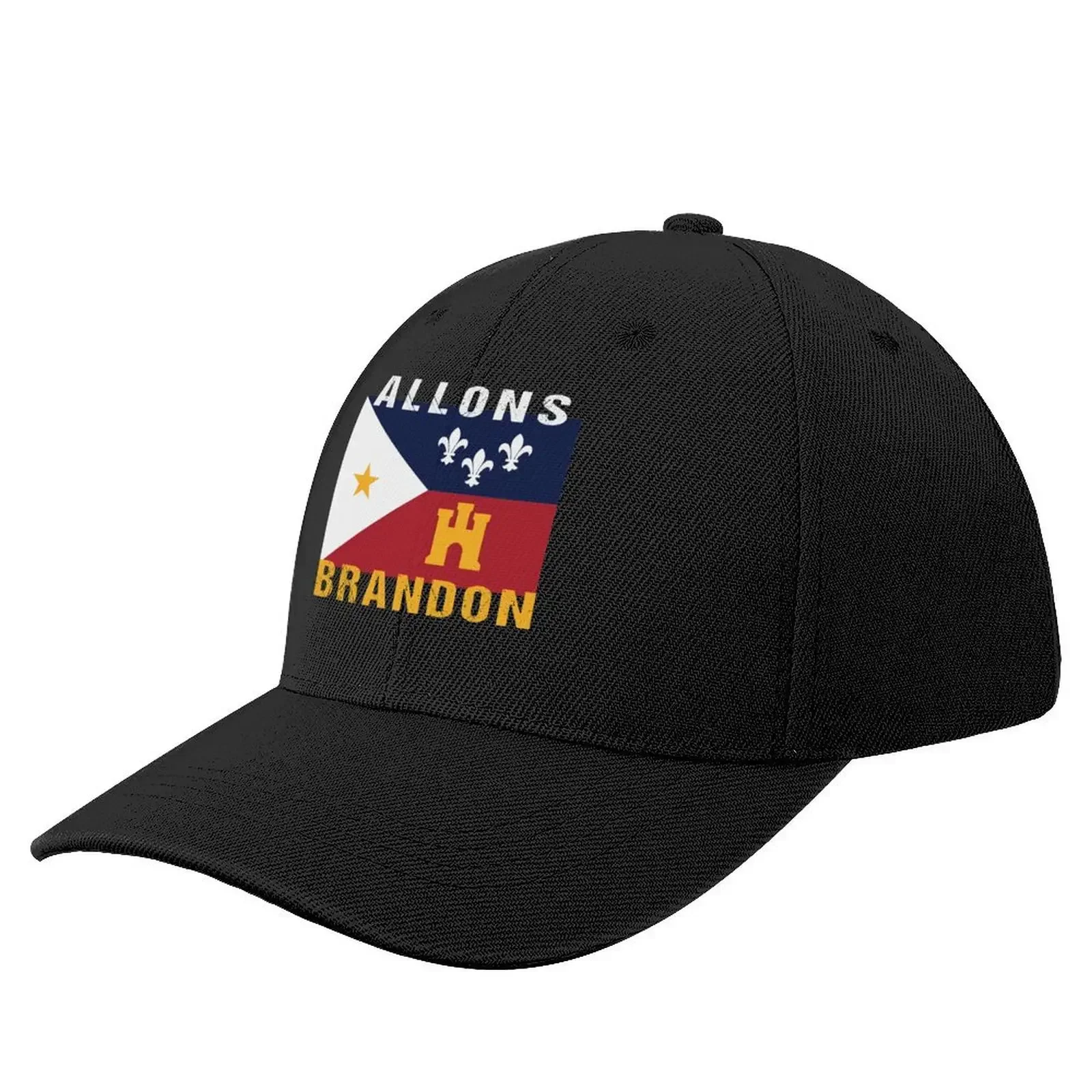 

Allons Brandon Louisiana Acadiana Flag American Flag Lets Go Brandon Baseball Cap dad hat Trucker Hat Mens Hats Women's