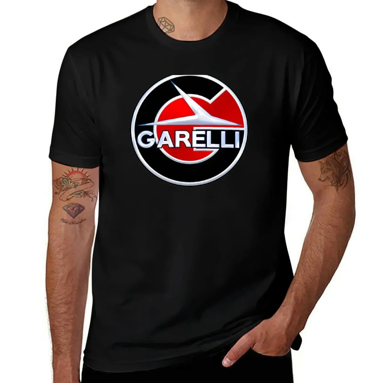 Garelli Motorcycles Italy T-Shirt Fashion Simple Casual Tee Shirt(4XL 5XL 6XL No Shipping)