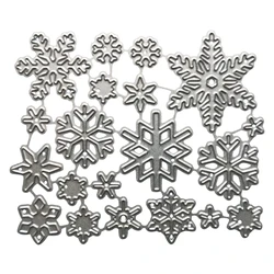 Winter Snowflakes Metal Cutting Dies Stencil DIY Scrapbooking Album Paper Card Template Mold Embossing Craft