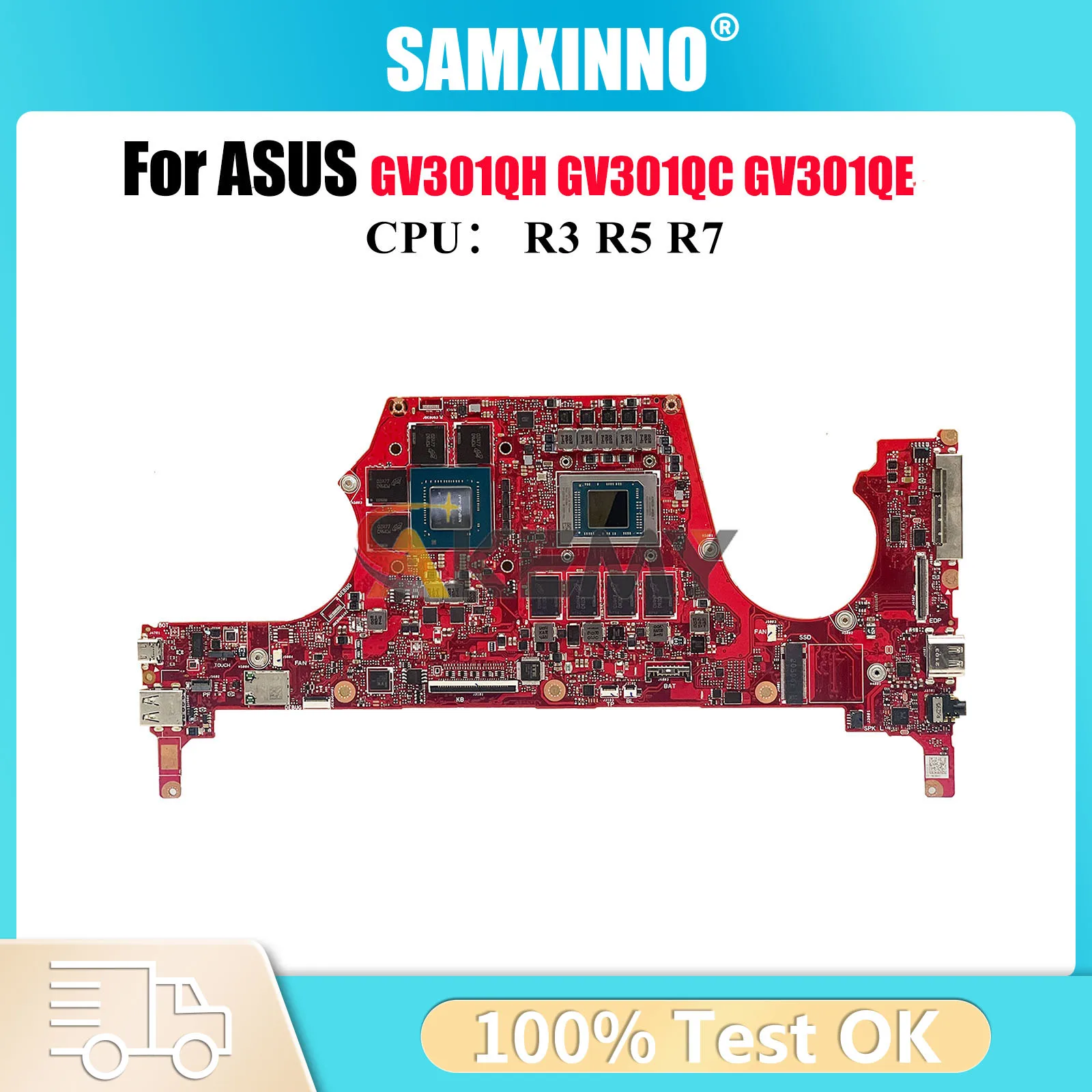 

GV301QH Материнская плата для ноутбука ASUS ROG GV301QC GV301Q GV301QH GV301QE Материнская плата для ноутбука с процессором R3 R5 R7 100% tests OK stk
