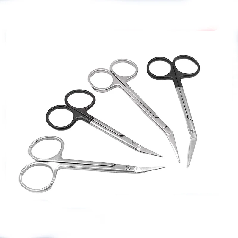 

Stainless steel nasal septum scissors beauty plastic nose surgery 45° plastic scissors stainless steel beak scissors