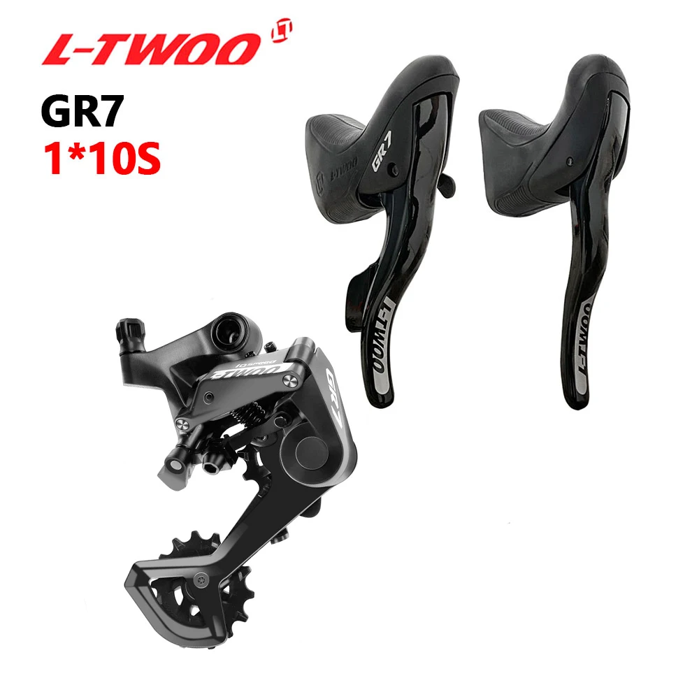 LTWOO GR7 1x10 Speed Road Bike Derailleur Groupset 10V R/L Shifter Without Damping Rear Derailleurs Kit Bicycle Cycling Parts