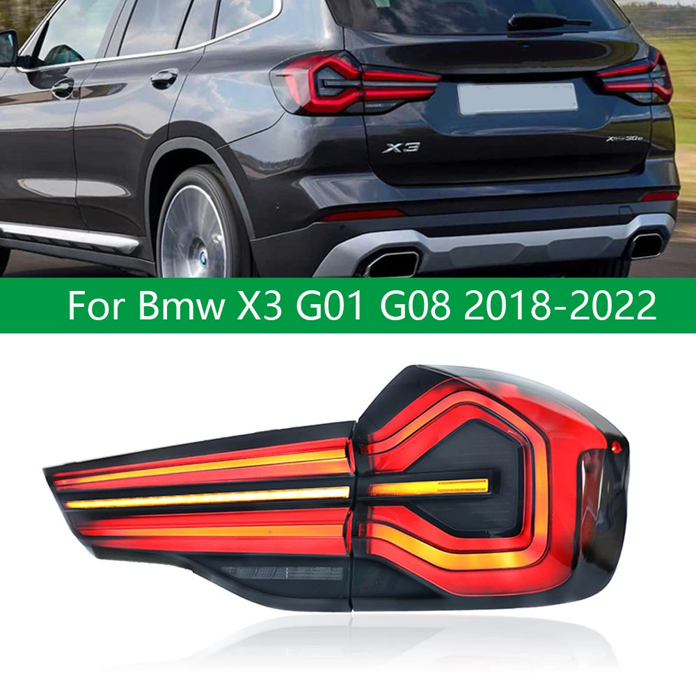 

Taillights For BMW X3 LED Rear 2018-2022 IX3 G01 G08 Tail Lamp Car Styling DRL Dynamic Turn Signal Reverse Light