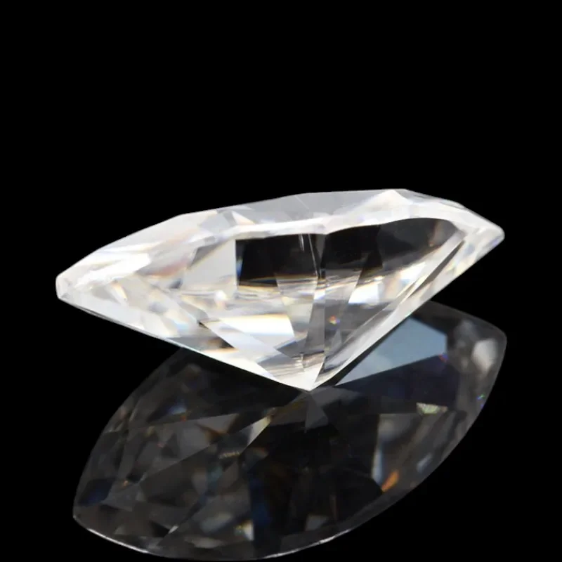 

L-Moissanite Stone D Color Marquise Cut VVS1 Certified Lab Grown Gemstone Passed Diamond Tester Charms Woman Jewelry Making