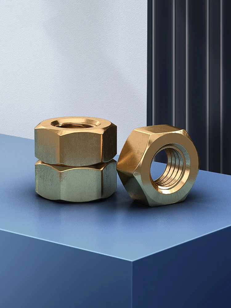M1.4 M1.6 M2 M2.5 M3 M4 M5 M6 M8 M10 M12 M14 M16 M18 M20 M22 M24 Brass Nut Copper Hexagonal Nuts Brass Hex Nuts