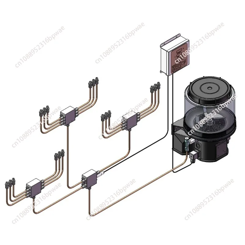 كتلة توزيع الشحوم التقدمية JPQ لنظام التشحيم التقدمي صمام تقسيم تزييت الشحوم