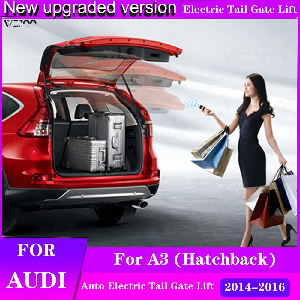 

Автоматический электрический подъемник задней двери для Audi A3 хэтчбек 2014-2016, пульт дистанционного управления, кнопка управления сиденьем, набор управления, высота, предотвращение защемления