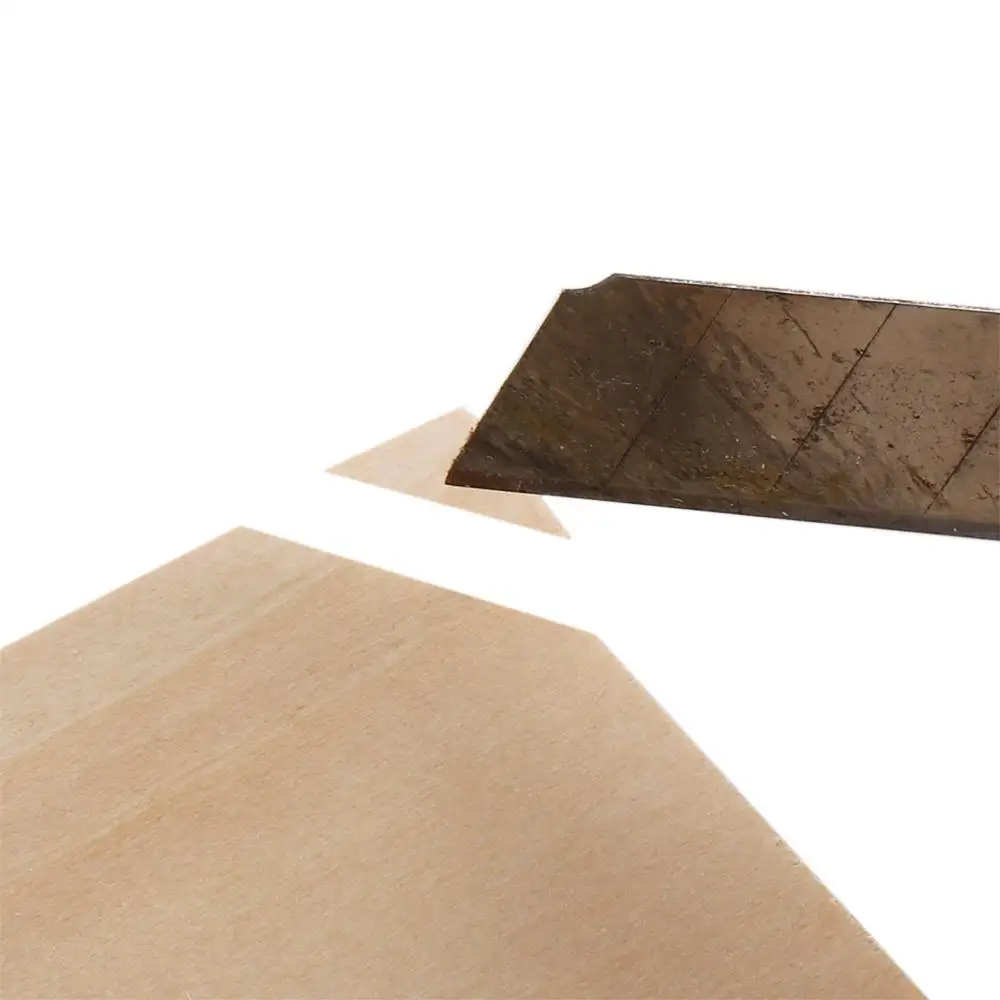 Folhas de madeira compensada para casa de madeira, faça você mesmo, modelo de aviação, placa de madeira compensada, folha retangular de madeira compensada de basswood