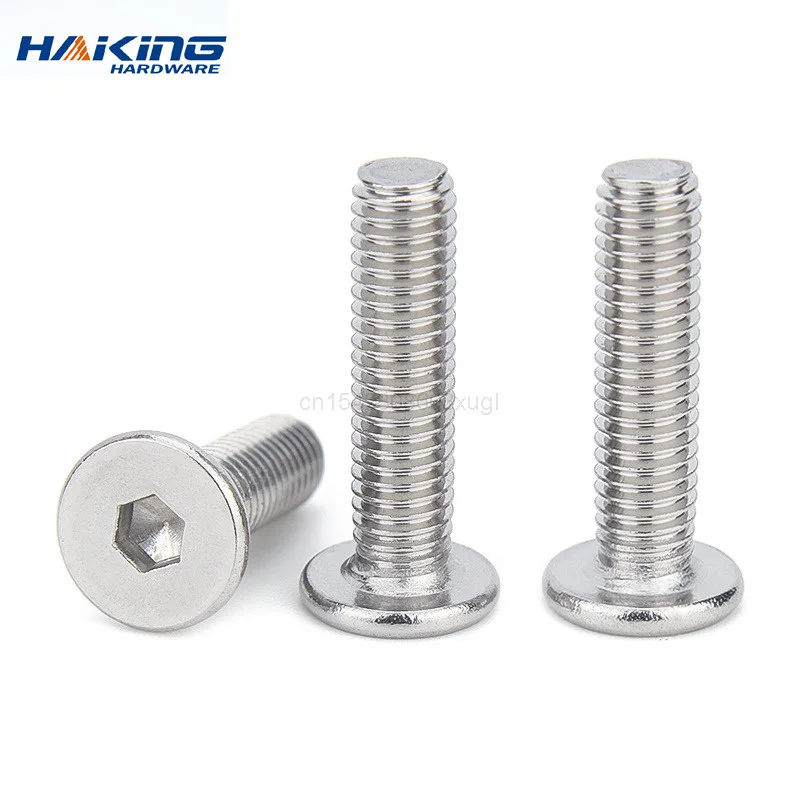 

10/50 шт., Шестигранная головка из нержавеющей стали, M1.6, M2, M2.5, M3, M4, M5, M6 304