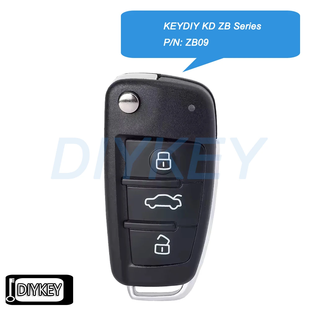 KEYDIY KD ZB Series P/N: ZB09 for Audi Style Universal Smart Remote Key for KD-X2 KD-MAX Programmer