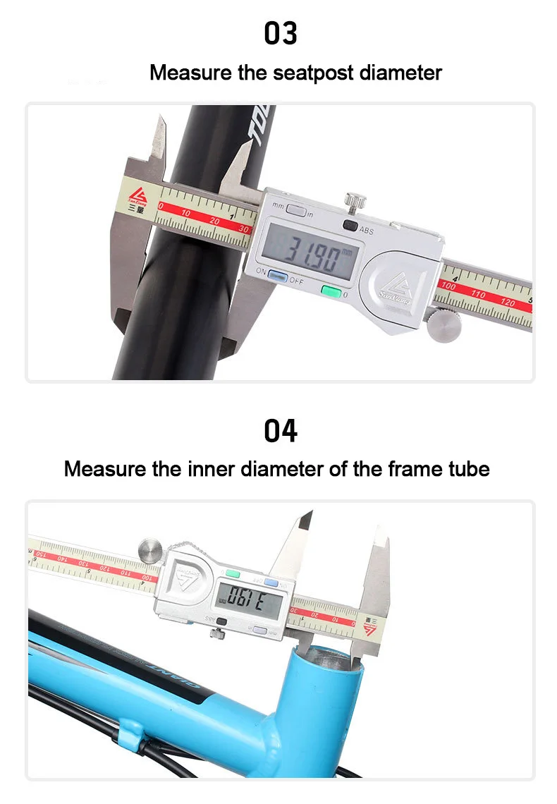 TOOPRE Fahrrad-Federsattelstütze MTB Stoßdämpfer-Sattelstütze 27,2 28,6 30,4 30,9 31,6 400mm 6061-T6 Aluminiumlegierung Sattelstütze 400mm – Detail 19