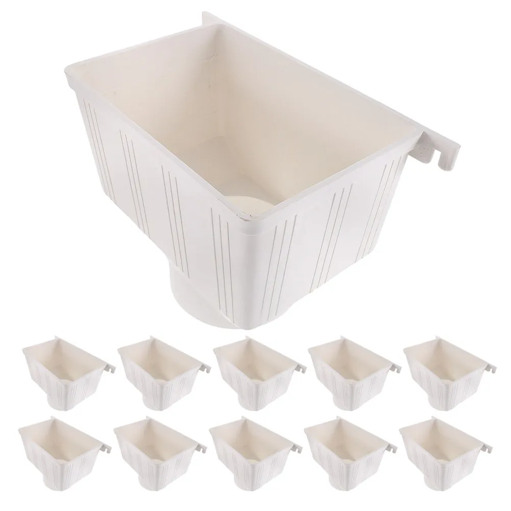 

PVC Downspout Connector Sturdy Gutter Part Outdoor Rainwater Diverter Drainage Adapter for Villas Houses Buildings