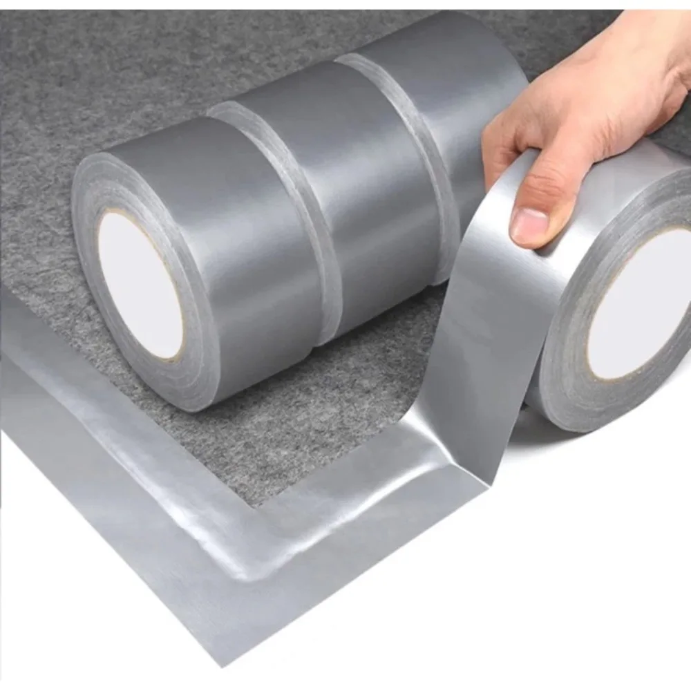 Hochtemperatur-Aluminiumfolienband, verdicktes, selbstfiberglas-Gewebeband für Dunstabzugshauben, Kanal, leicht zu zerreißendes Klebeband, Reparaturbündel