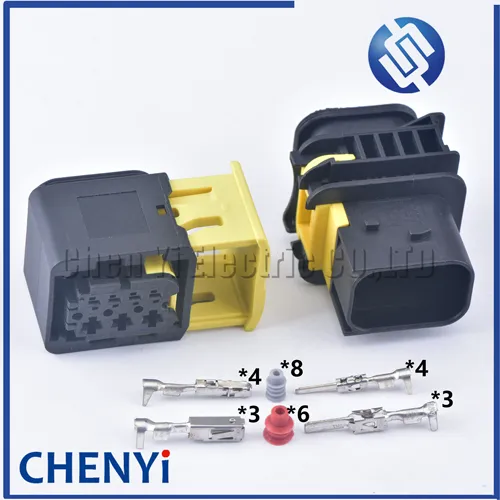 Imagen 2 del producto 7 pines 1- 1418480 -1 Enchufe automotriz con enchufe sellado para camiones de alta resistencia a prueba de agua 1- 1703648 -1 1670364 -1 1670057 -1 1- 1670214 -1