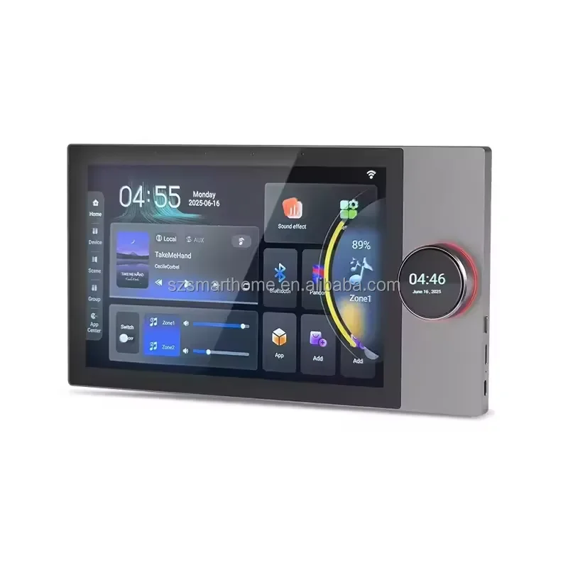 for 10 Inch Smart Home Touch Control Panel Zigbee Tuya Wifi Wall Amplifier Built in Zigbee Gateway Support Remote Control