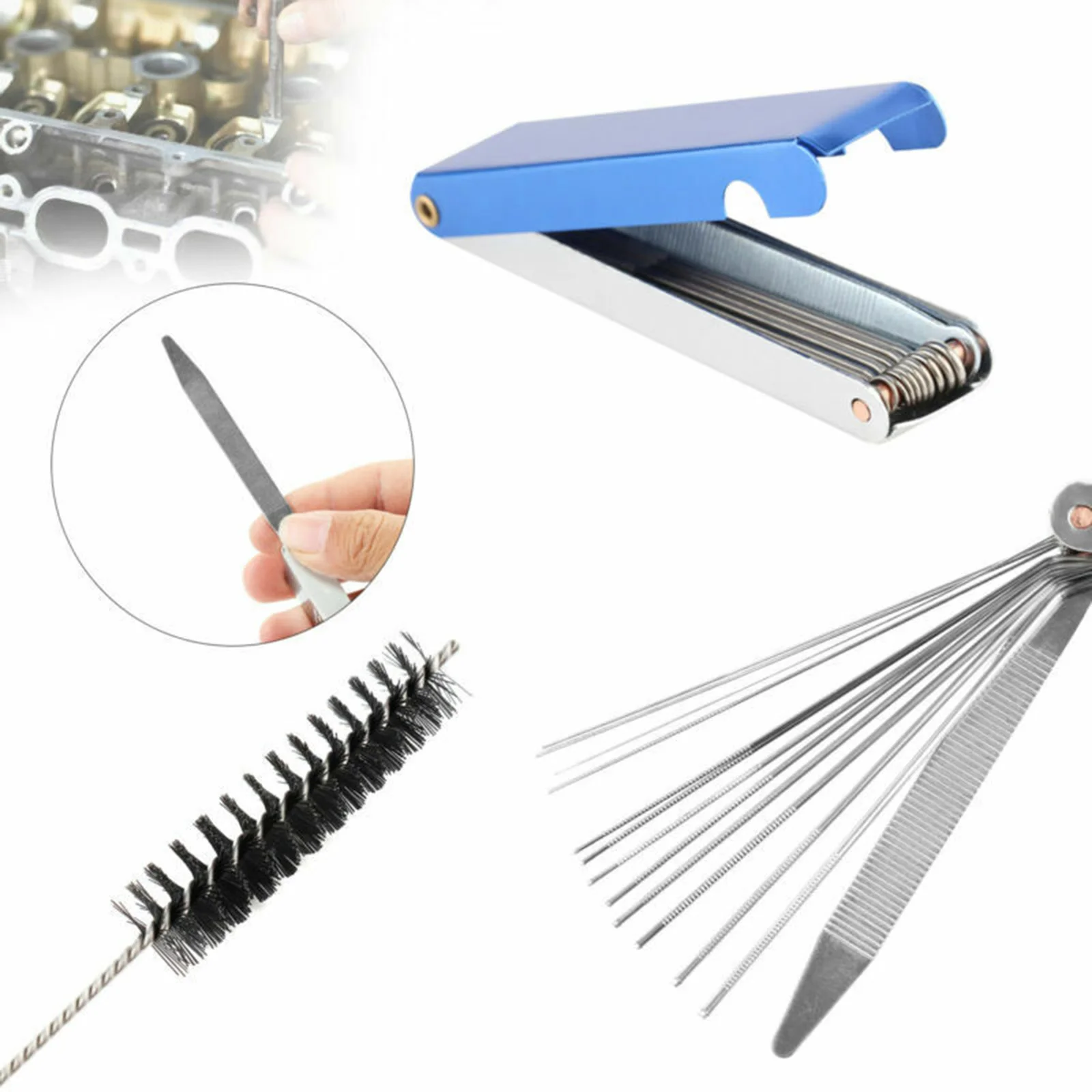 Carburetor Cleaning Tool Parts Popular Portable Stainless Steel 29pcs for atv Carb Jet Wire Cleaner Cleaning Brush