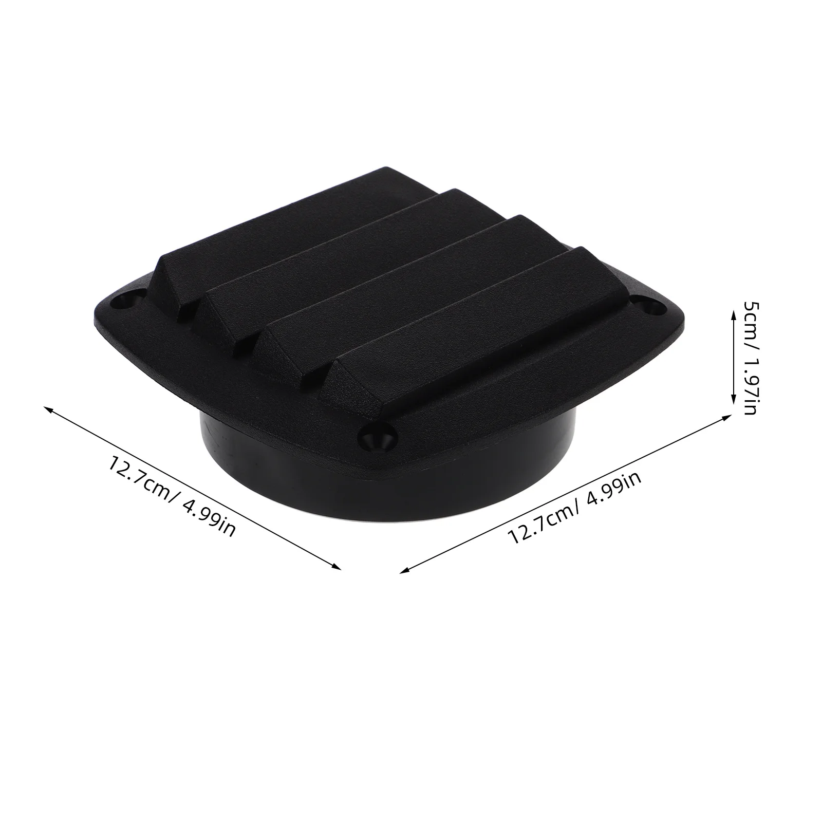 

TOKIDNY Grille Air Dryer Cabinet Louver Shed Ventilation Cap with Screws