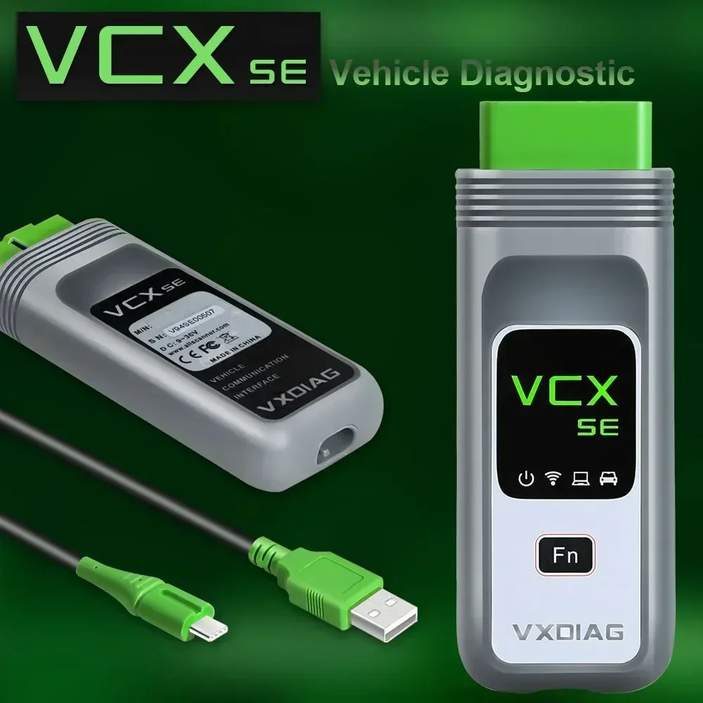 VXDIAG VCX SE 3 in 1 VX308 Car OBD2 Diagnostic Tool DoIP for VW for GM Toyota Honda JLR Ford Mazda ECU Coding Programming