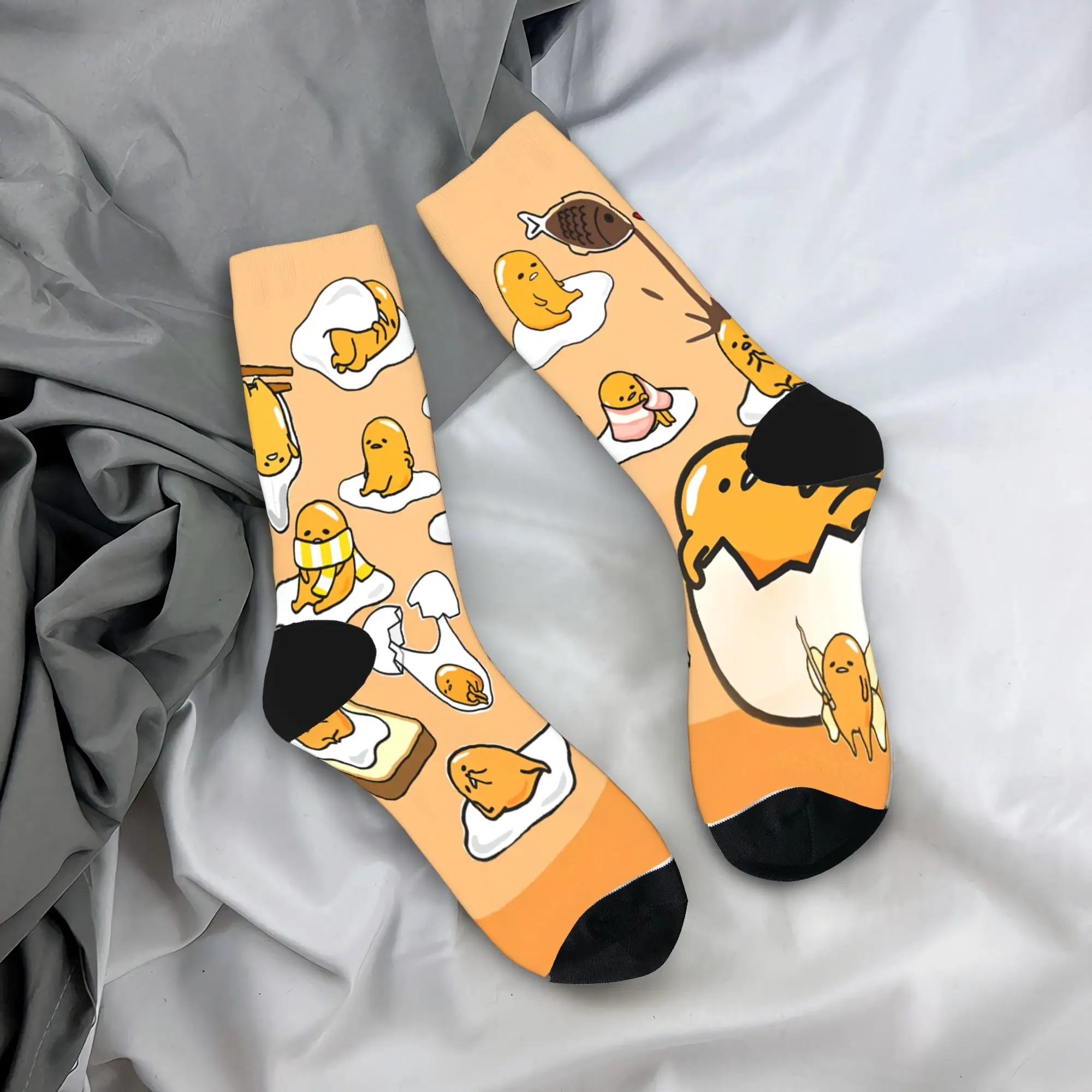 

Cute Gudetamas Stockings Pattern Gothic Socks Spring Anti Skid Socks Men's Outdoor Soft Breathable Socks