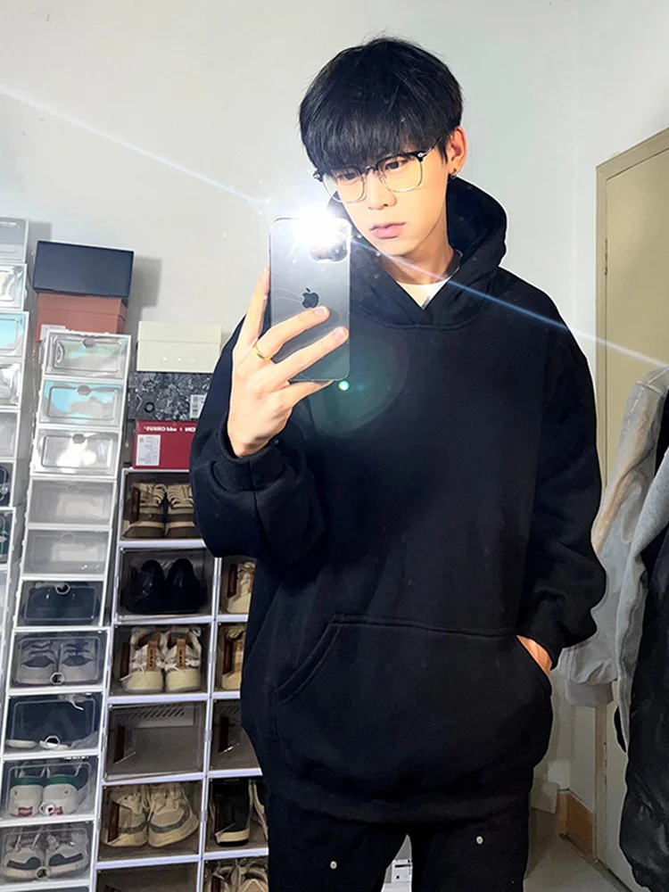 

American Sle Hoodie Men's Spring Autumn Trendy Brand Letter Print Overhead Hooded Sweatirt High-End Feeling Teenage Jaet