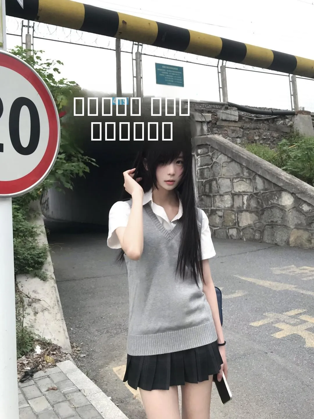 เสื้อกั๊กไหมพรมถักสไตล์ญี่ปุ่น รุ่น Original JK สำหรับผู้หญิง แฟชั่นสไตล์นักศึกษา แมทช์ง่าย ทรงคอวี เหมาะสำหรับฤดูใบไม้ผลิและฤดูใบไม้ร่วง