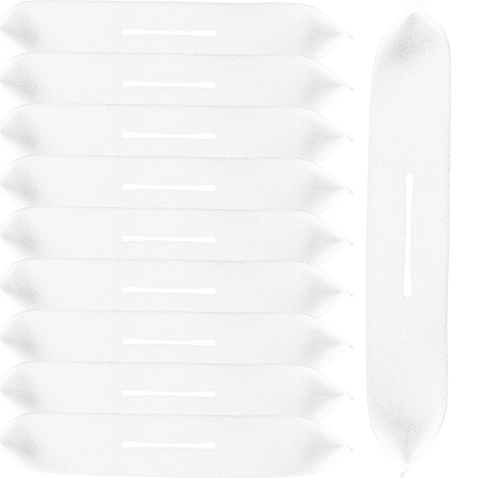 

20 pcs Anti-slip Sponge Cover 41x7x0.3cm White Hanger Protector Clothes Rack Shoulder Guard Wardrobe Accessories for Clothing