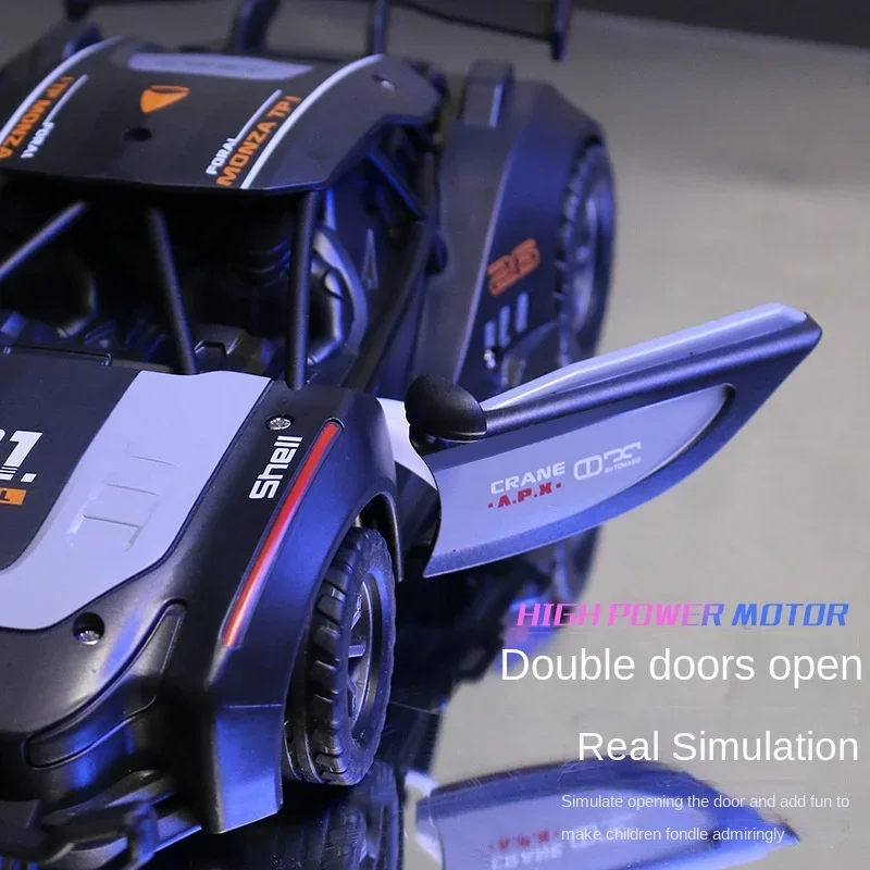 2.4G 1:14 RC Car High Speed Double Door Remote Control Cars Symulacja modelu pojazdu Zabawki dla dzieci dla chłopców Prezenty świąteczne dla dzieci