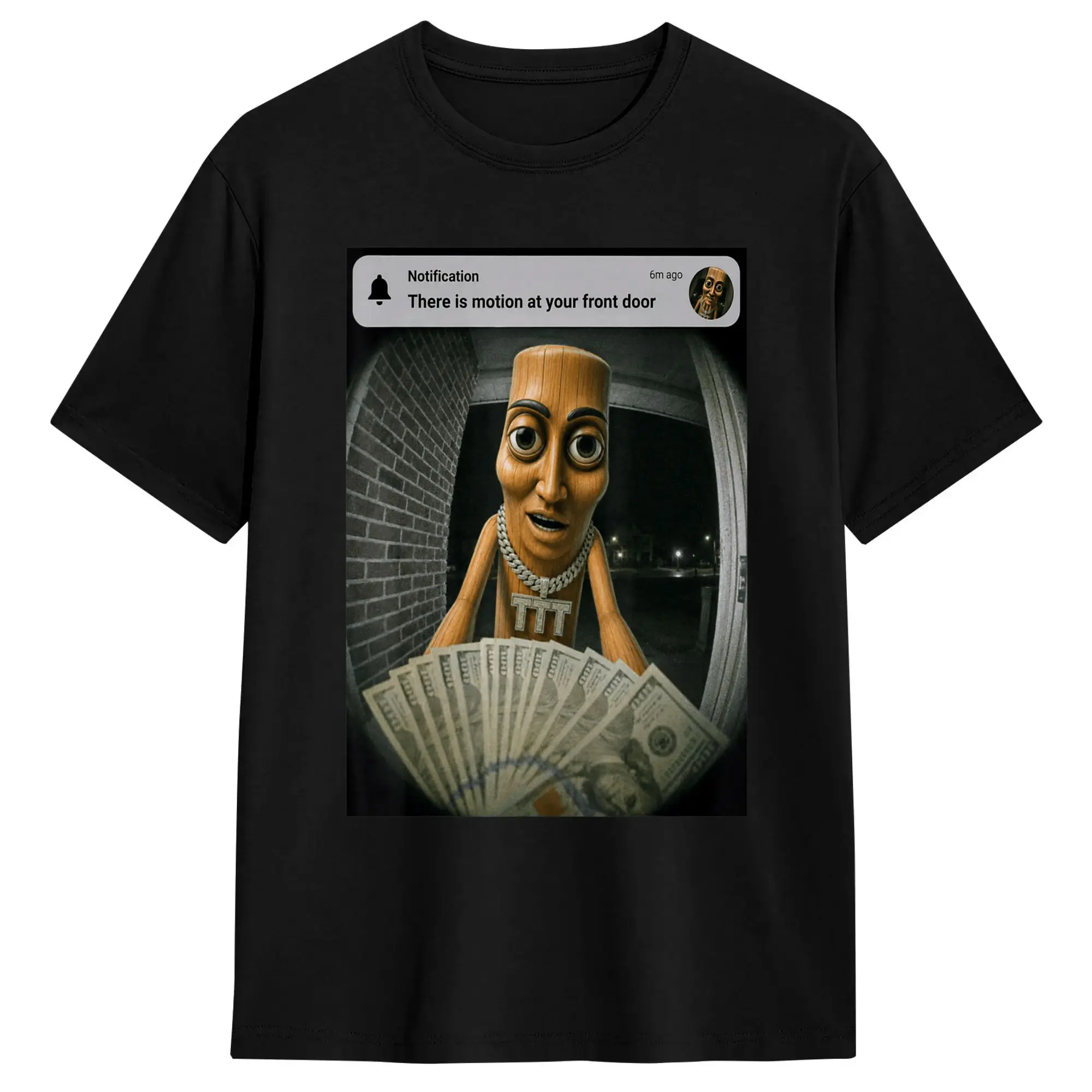 Vintage T Shirt Summer Tung Tung Sahur Triple T  Fashion T Shirts  Cotton Tshirt for Man Y2K Classic Pattern Short Sleeve Tees