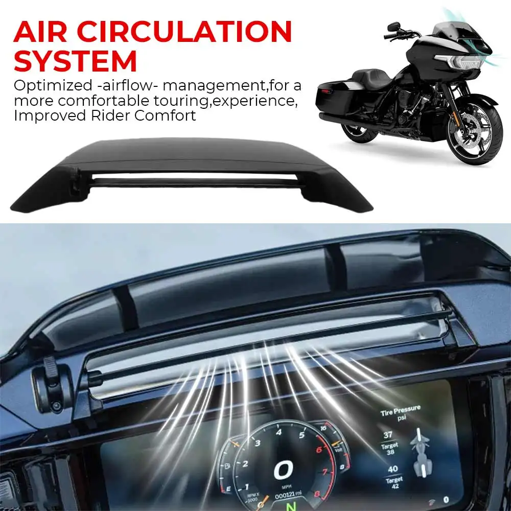 Motorcycle Fairing Air Vent Cover For Harley Touring Road Glide CVO/SE ST FLTRX FLTRXSE FLTRXSTSE 23-2026 Adjustable Air Duct