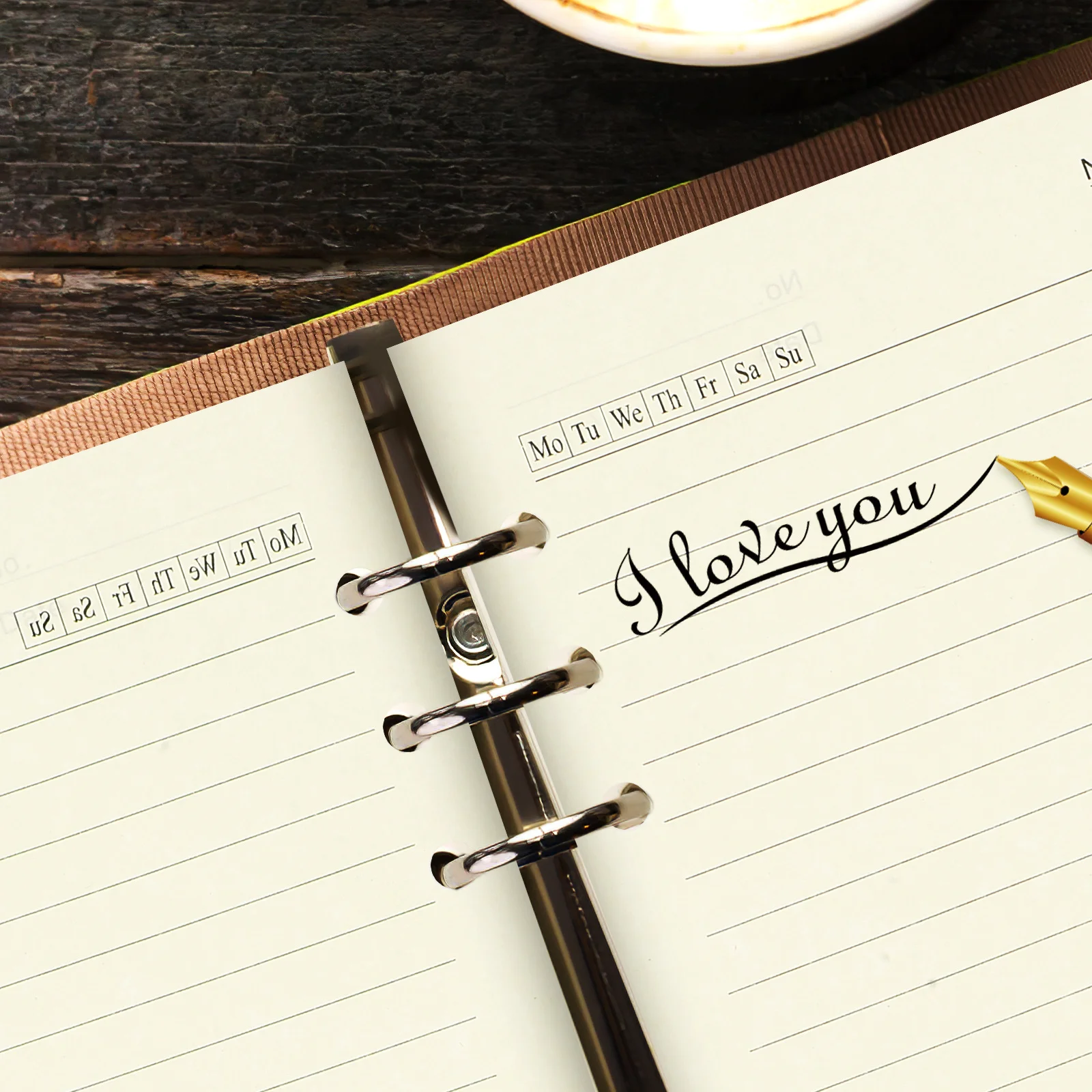 4 قطعة A5 ورقة فضفاضة عبوة الورق ل دفتر مخطط 6 حفرة لكمات سميكة منقط اصطف شبكة الموثق إدراج استبدال ورقة