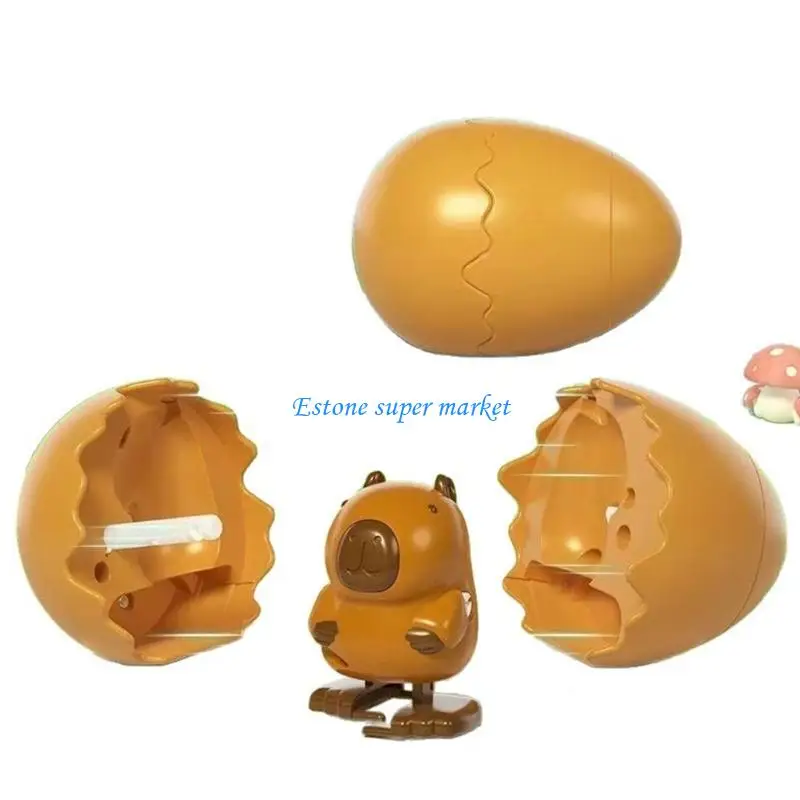 090B Capybara-Springspielzeug zum Aufziehen mit sicherem ABS-Handball-Überraschungsspielzeug