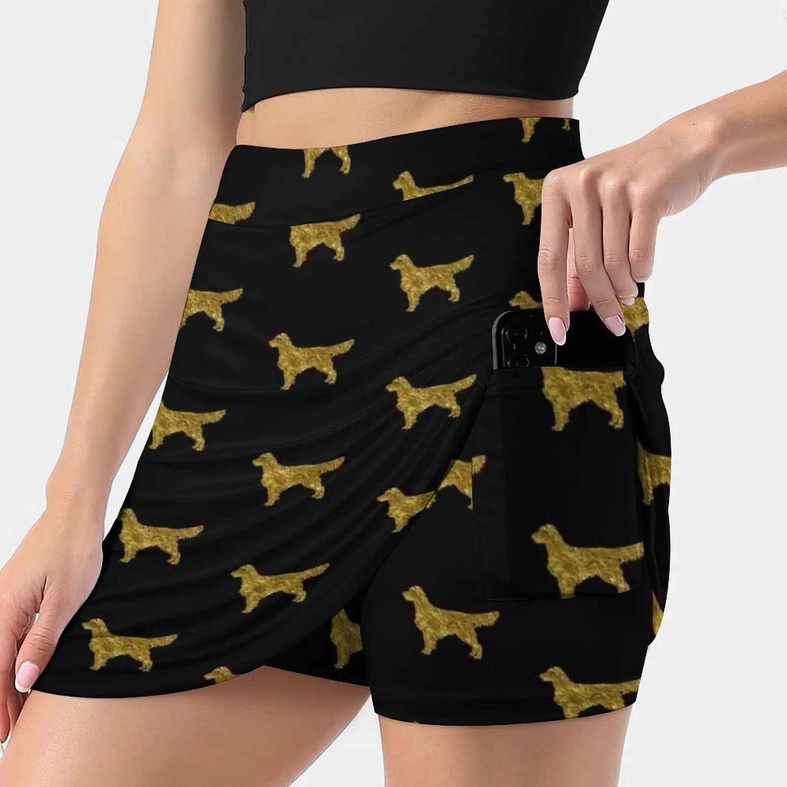 Golden Retriever Skirts Woman Fashion 2022 Pant Skirt Mini Skirts Office Short Skirt Golden Retriever Golden Retriever Life Is