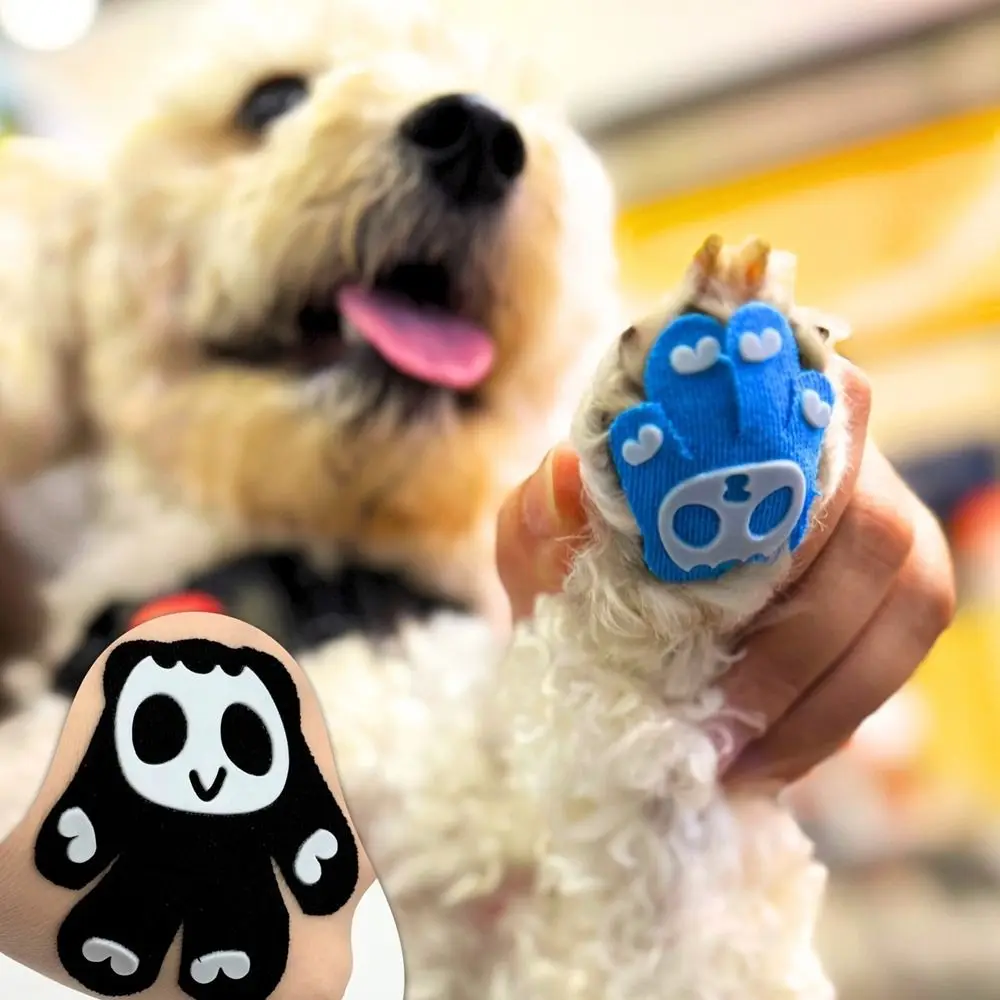 

8Pcs Convenient Self Adhesive Dog Foot Patch Anti-scratch Anti-slip Dog Walking Claw Protector Breathable Paw Protectors Outdoor