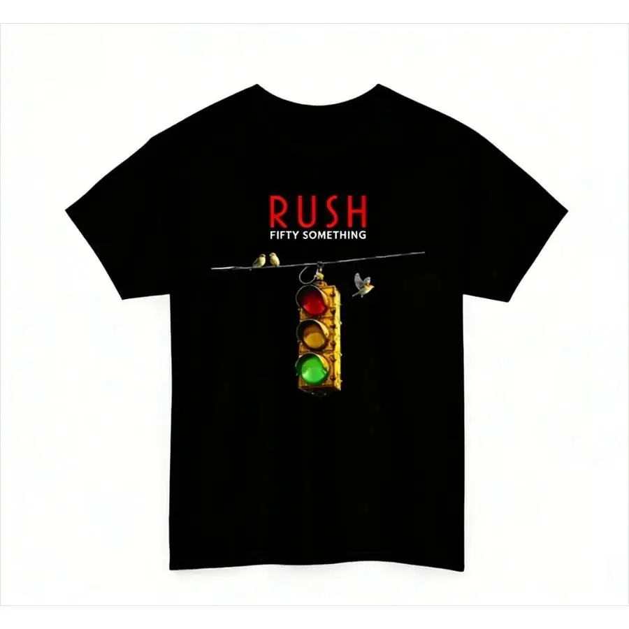 2026 Vintage Traffic Light Bird Graphic T-shirt Men Retro Streetwear Short Sleeve Tee