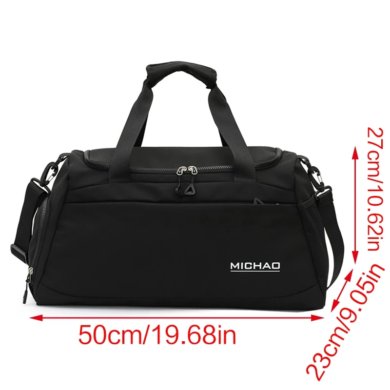 

Practical Gym Bag with Separate Storage for Wet and Dry Items Travel Handbag