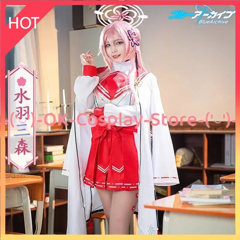 Mimori Cosplay Costume Game Blue Archive Cosplay Dress Hyakkiyako Suit Halloween Party Uniforms Anime Clothing Custom Made