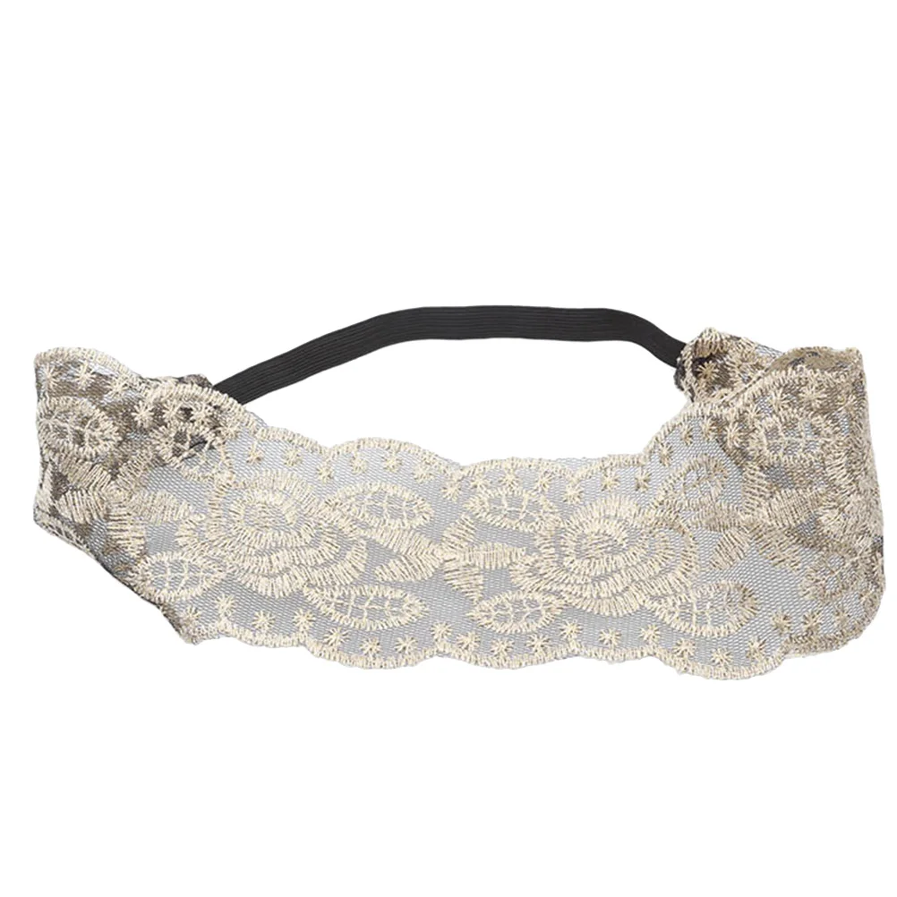 

7Pcs Lace Hair Bands Girls Elastic Headband Retro Style Yoga Running Sweat Absorbent Lace Headwear Premium Material