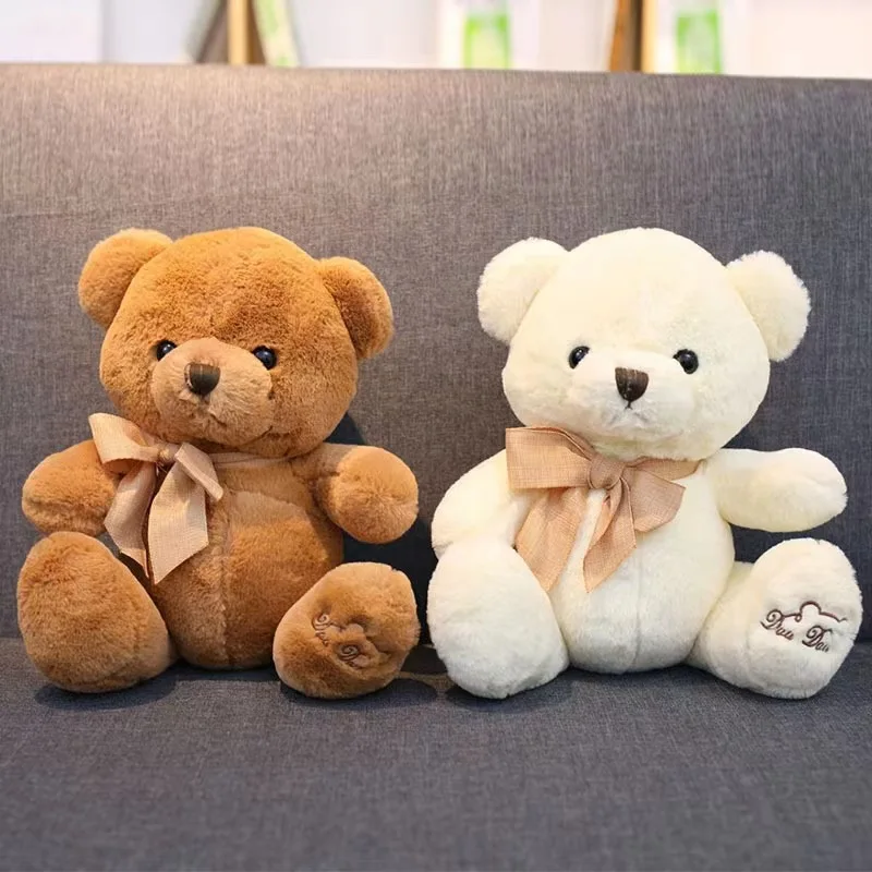 

New Creative Teddy Bear Plush Toy with Bow Tie - Cute Stuffed Animal, Soft Huggable Doll for Kids & Adults, Birthday Gift