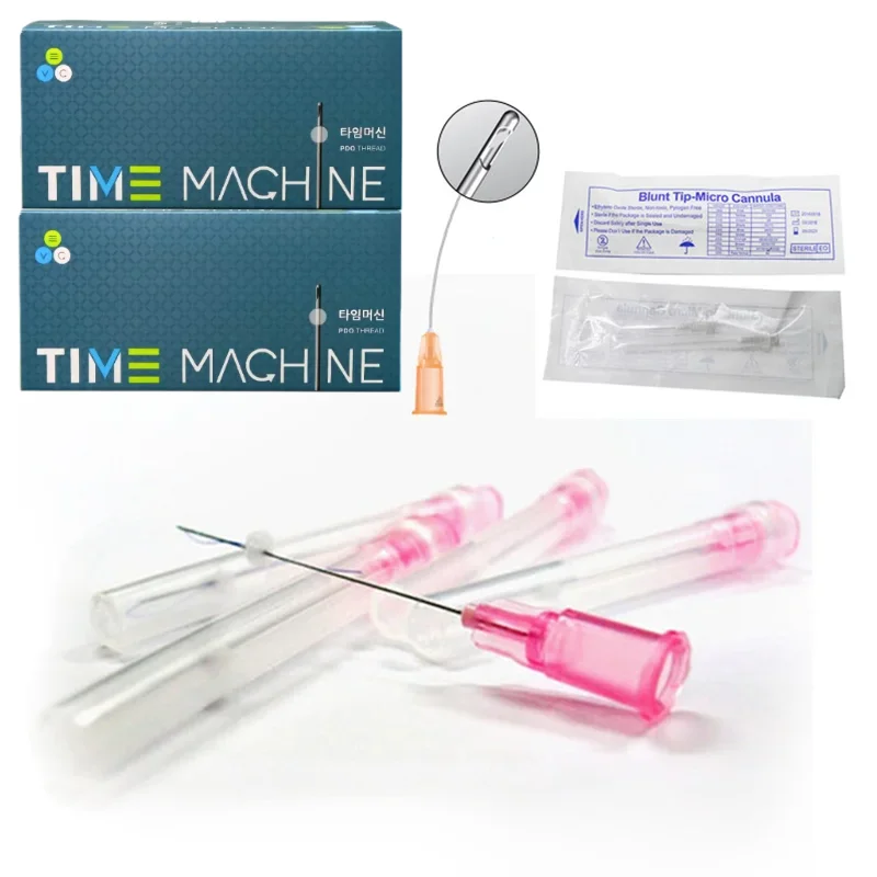 

50pcs/Box Blunt-tip Cannula for filler injection 18G 21G 22G 23G 25G 27G 30G uric acid facial filling nose slight blunt needle