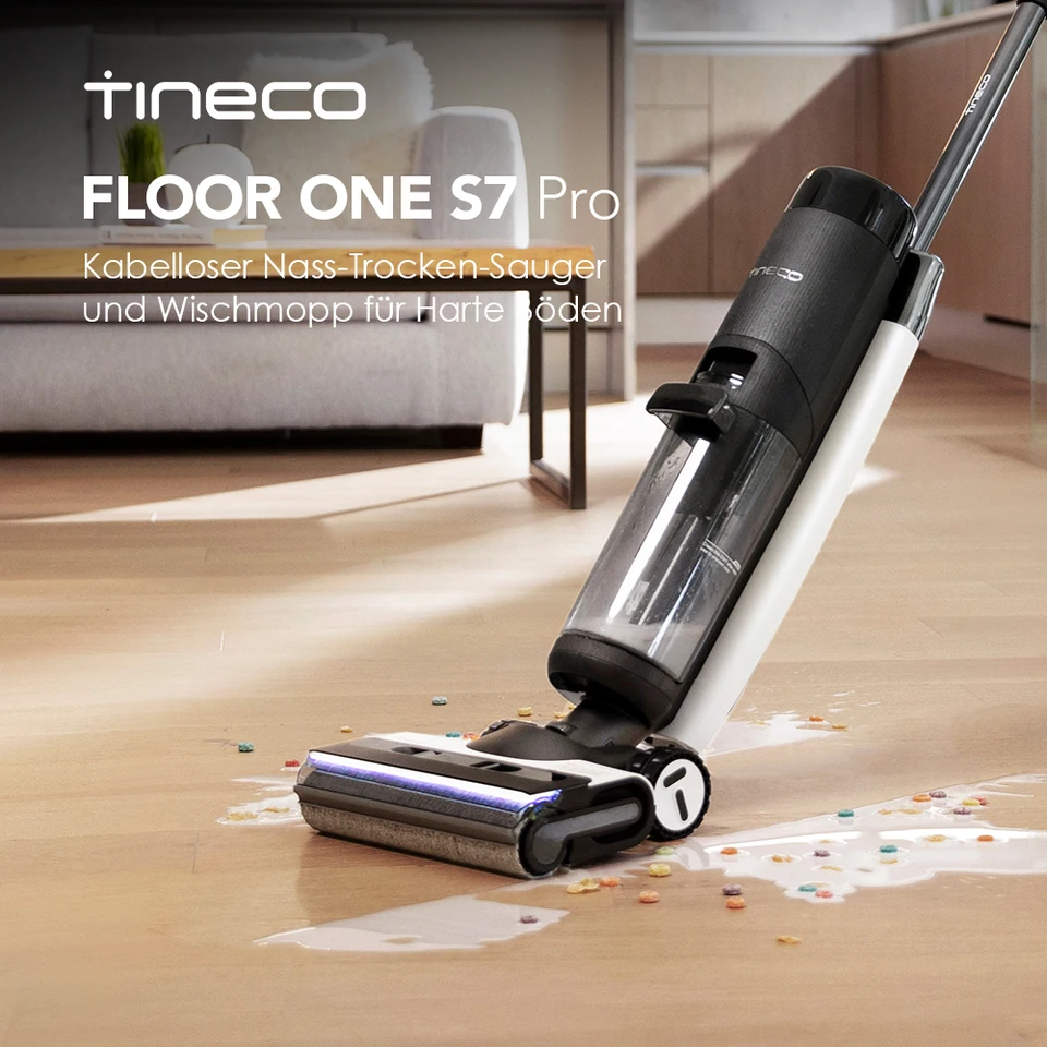 Tineco Floor ONE S7 PRO Cordless wet-and-dry wiper with LED