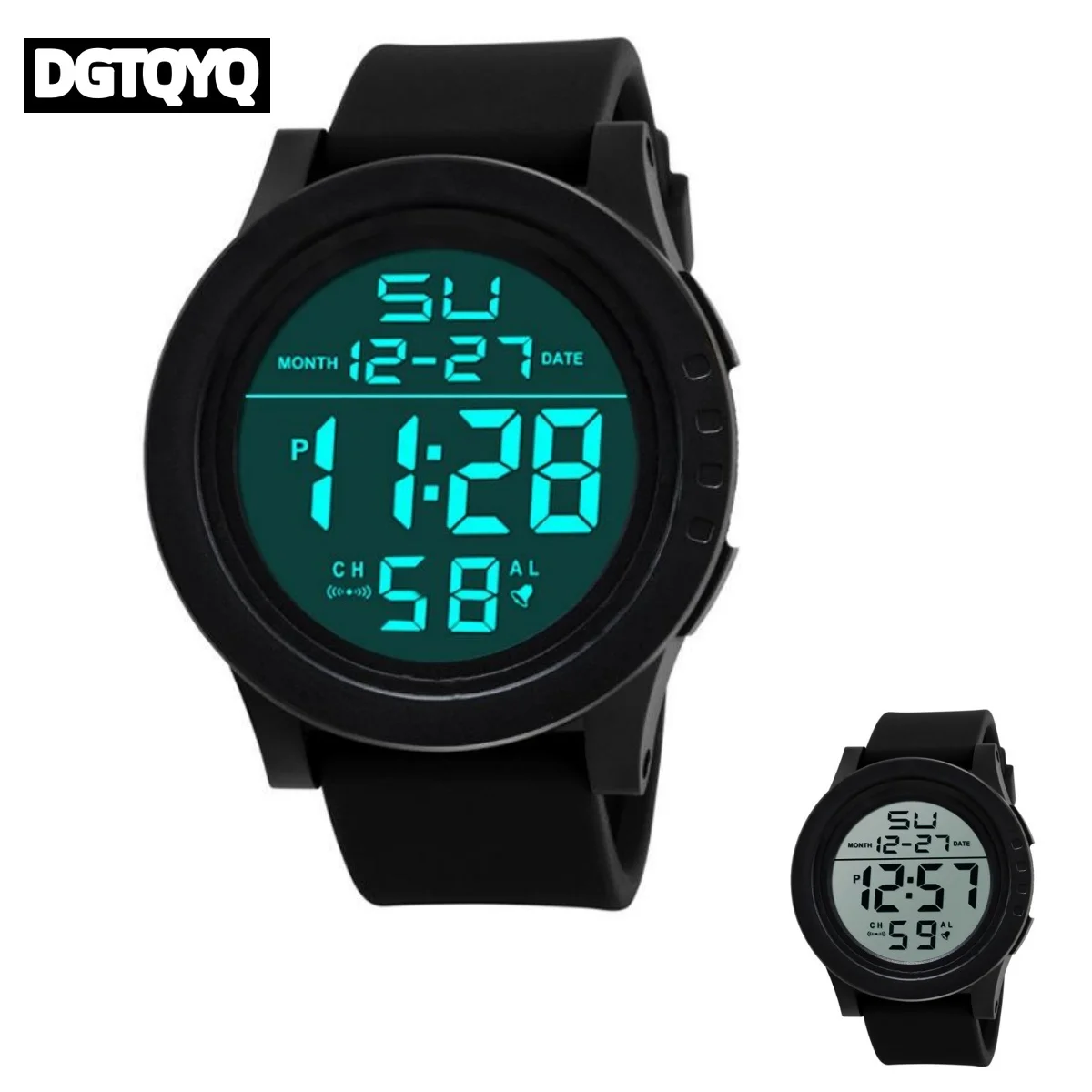 Men Sport LED Watches Top Brand Men Digital Clock Multi-Functional Rubber Man Fitnes Athlete Timekeeping Electronic Watch Reloj